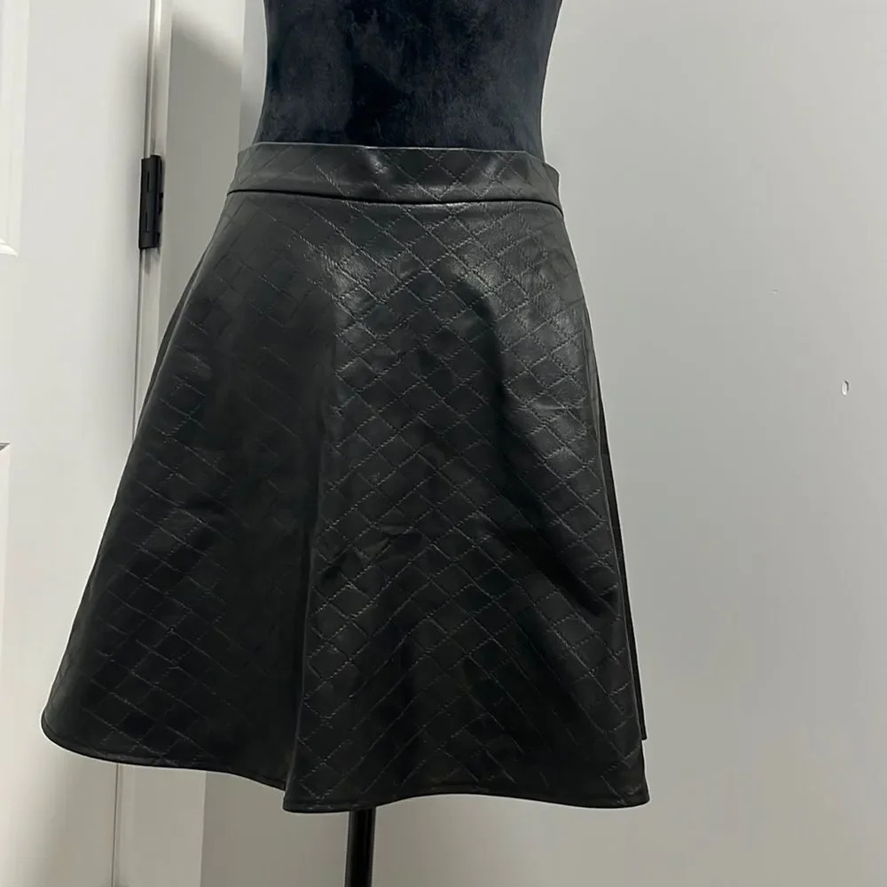 One Clothing || faux leather mini skirt size L